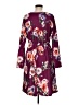 Unbranded Print Burgundy Casual Dress Size M - photo 2
