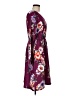 Unbranded Print Burgundy Casual Dress Size M - photo 4
