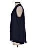 Laundry by Shelli Segal 100% Polyester Blue Sleeveless Blouse Size S - photo 5