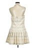 Aqua 100% Polyester Tweed Ivory Cocktail Dress Size M - photo 2