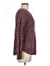 SO 100% Acrylic Tweed Burgundy Pullover Sweater Size M - photo 4