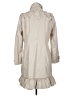 Samuel Dong Ivory Trenchcoat Size L - photo 2