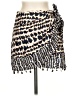 Unbranded 100% Polyester Print Blue Casual Skirt Size XS - photo 1