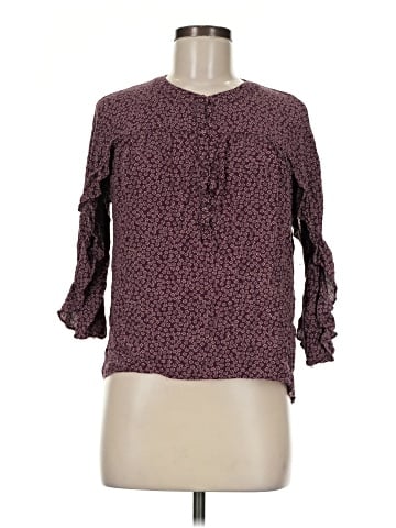 LC Lauren Conrad 3/4 Sleeve Blouse (view 1)
