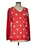 Tommy Hilfiger Polka Dots Red Pullover Sweater Size L - photo 1