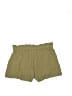 Zara Solid Green Khaki Shorts Size L - photo 2