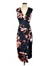 Kay Unger 100% Polyester Floral Black Cocktail Dress Size 2 - photo 1