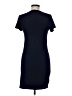 Real Essentials Solid Blue Casual Dress Size M - photo 2