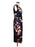Kay Unger 100% Polyester Floral Black Cocktail Dress Size 2 - photo 4