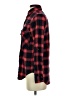 Zara Plaid Red Long Sleeve Button-Down Shirt Size S - photo 5
