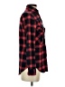 Zara Plaid Red Long Sleeve Button-Down Shirt Size S - photo 4