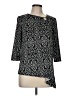 Ruby Rd. Black 3/4 Sleeve Top Size M (petite) - photo 1