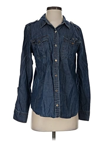 Jones New York Long Sleeve Button-Down Shirt (view 1)