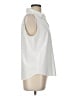 Modern Works Ivory Sleeveless Blouse Size L - photo 4