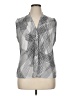 Calvin Klein Gray Sleeveless Blouse Size XL - photo 1