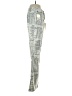 GOGO Graphic Silver Casual Pants Size 3 - photo 4
