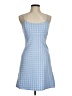 John Galt Checkered-gingham Blue Casual Dress One size - photo 1