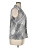 Calvin Klein Gray Sleeveless Blouse Size XL - photo 4