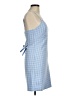 John Galt Checkered-gingham Blue Casual Dress One size - photo 4