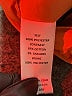 Talula 100% Polyester Orange Fleece Size S - photo 8