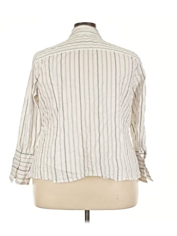 Lane Bryant 3/4 Sleeve Button-Down Shirt (view 2)