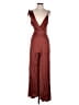Lulus 100% Polyester Solid Burgundy Jumpsuit Size XS - photo 1