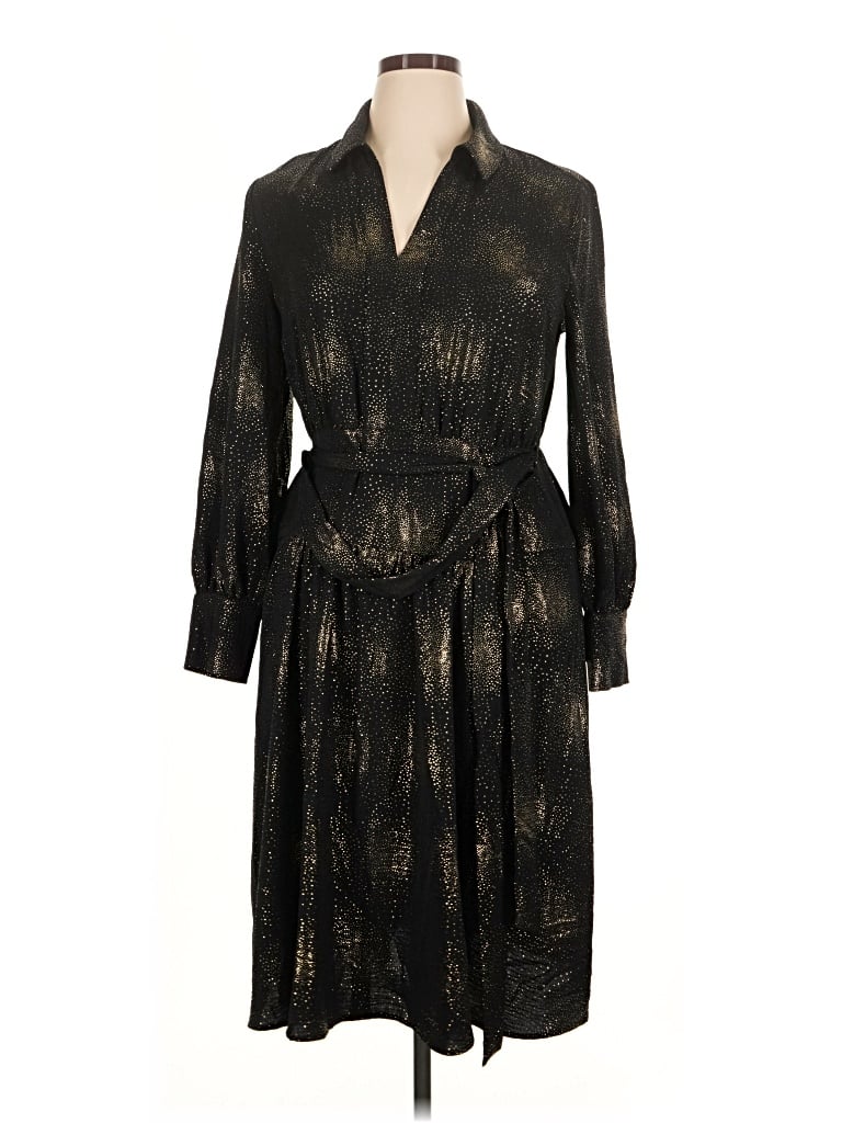Pre-owned Calvin Klein Cocktail Dress In Black