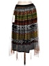 Truth NYC 100% Polyester Chevron-herringbone Gray Casual Skirt Size L - photo 2