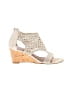 Donald J Pliner Ivory Gray Wedges Size 8 - photo 1