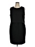 NY Collection Solid Black Cocktail Dress Size XL - photo 1