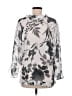 Fashion Bug Gray 3/4 Sleeve Blouse Size L (estimated) - photo 2
