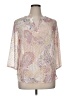 Chico's Paisley Ivory 3/4 Sleeve Blouse Size XL (estimated) - photo 1