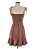 Express 100% Polyester Brown Cocktail Dress Size XS - photo 2