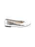 J.Crew Metallic Silver Flats Size 8 - photo 1
