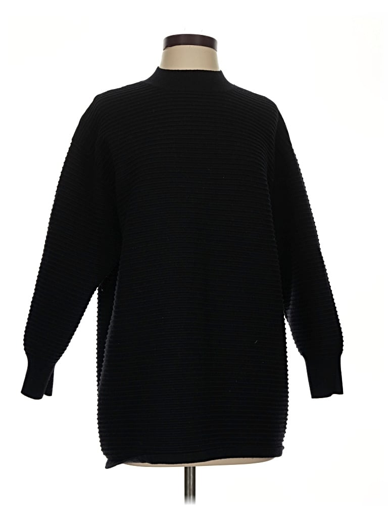 Pre-owned Mng Turtleneck Sweater In Black