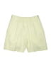 Jaclyn Smith Solid Yellow Shorts Size 10 Petite - photo 2