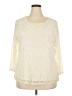 Travelsmith Ivory 3/4 Sleeve Blouse Size 2X - photo 1