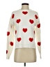 VICI Hearts Ivory Pullover Sweater Size XS - photo 1