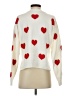 VICI Hearts Ivory Pullover Sweater Size XS - photo 2