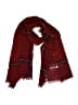 Madewell Plaid Burgundy Red Scarf One size - photo 1