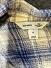 Old Navy 100% Cotton Plaid Blue 3/4 Sleeve Button-Down Shirt Size XL - photo 7