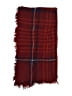 Madewell Plaid Burgundy Red Scarf One size - photo 2
