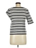 Ann Taylor Stripes Black Short Sleeve Top Size M - photo 2