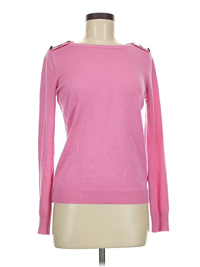 Pre-owned Carolyn Taylor Pullover Sweater In Pink