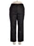 Ann Taylor LOFT Houndstooth Black Casual Pants Size 16 - photo 1