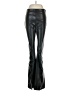 Shein 100% Polyurethane Metallic Black Casual Pants Size M - photo 1