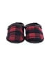Dearfoams Plaid Burgundy Red Sandals Size 2 - 3 Youth - photo 2