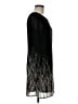 SM Wardrobe 100% Polyester Graphic Black Cocktail Dress Size M - photo 4