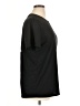 Unbranded Solid Black Short Sleeve T-Shirt Size XL - photo 4