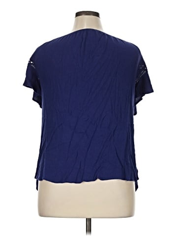 Love on a Hanger Short Sleeve Blouse (view 2)